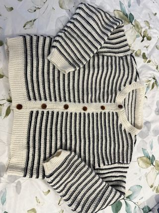 Conjunto 2 cárdigans punto grueso mujer