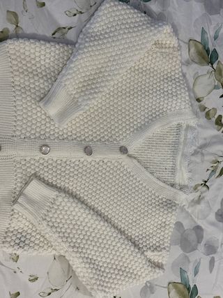 Conjunto 2 cárdigans punto grueso mujer