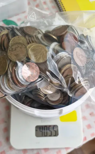 4kg Monedas del mundo