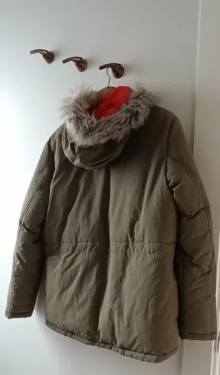 Chaquetón niño verde oliva