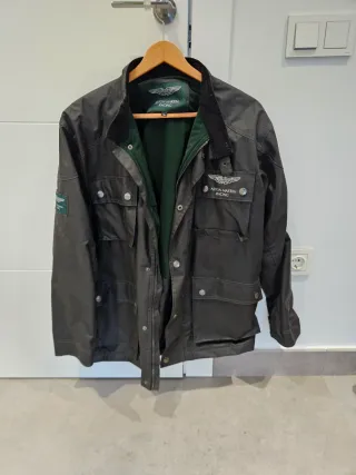 Chaqueta Barbour Aston Martin Verde