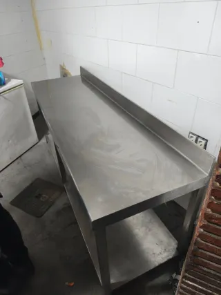 Mesa industrial acero inoxidable cocina Precio neg