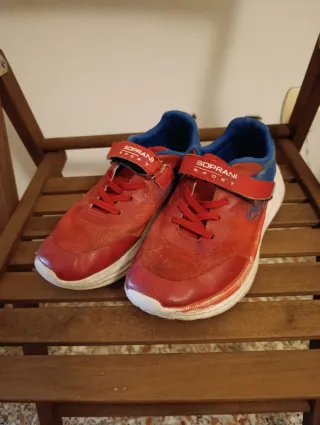 Scarpe Bambino Soprani Rosse