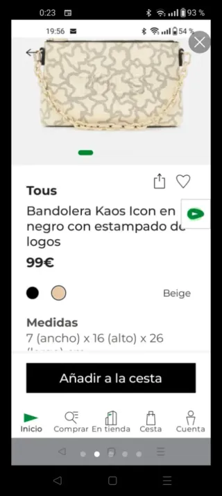 Bolso Tous Blanco y Plateado