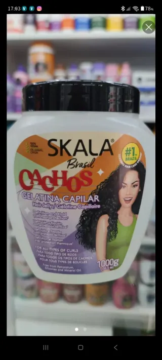 Skala Gelatina Capilar Mas Rizos Brasil 1000g