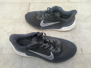 Zapatillas Nike Air Winflo 9 negra, blanca, plata