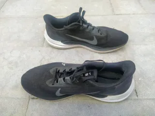 Zapatillas Nike Air Winflo 9 negra, blanca, plata