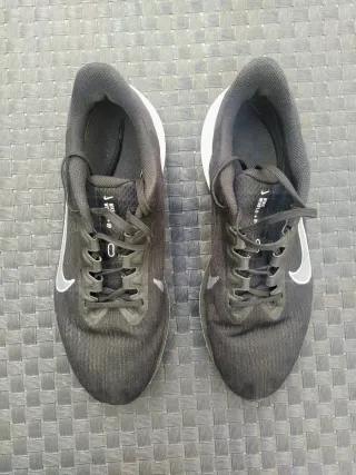 Zapatillas Nike Air Winflo 9 negra, blanca, plata