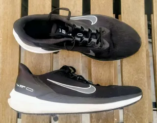 Zapatillas Nike Air Winflo 9 negra, blanca, plata