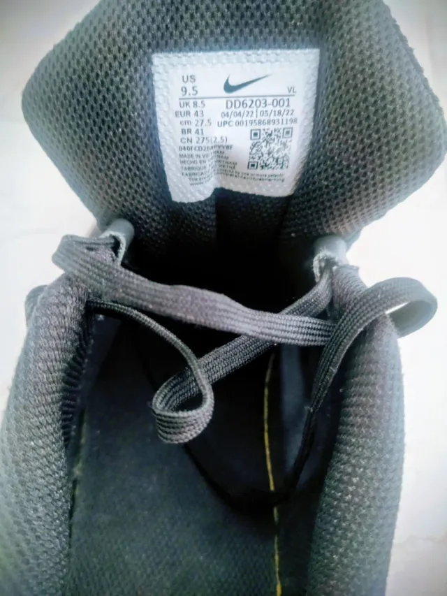 Zapatillas Nike Air Winflo 9 negra, blanca, plata