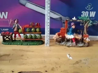 Pastori presepe diorama vintage