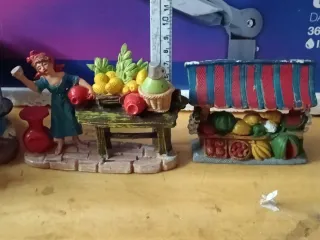 Pastori presepe diorama vintage