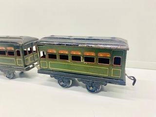 Dos vagones de pasajeros tren Paya. Años 30-40