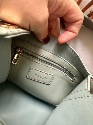 Bolso verde diseño CRVSH