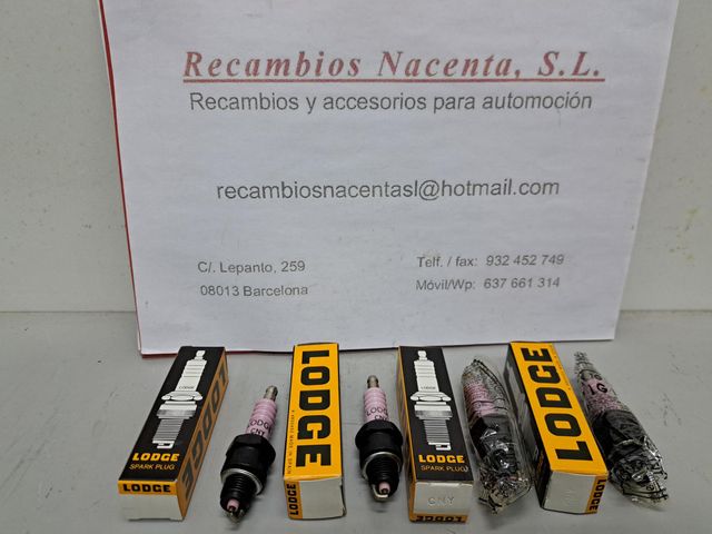 Juego Bujías Lodge Seat 600, R4, R5, R6, R8