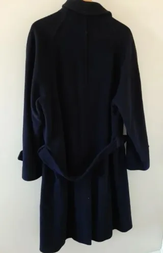 Abrigo Lana y Cachemira Hombre Azul