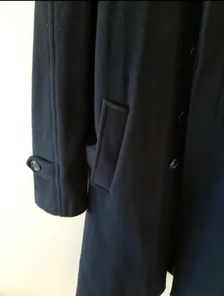 Abrigo Lana y Cachemira Hombre Azul