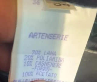 Abrigo Lana y Cachemira Hombre Azul