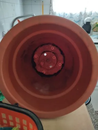 2 Vasi Cinesi Marroni 40 cm