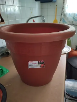 2 Vasi Cinesi Marroni 40 cm