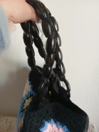 Bolso Crochet Granny Hecho a Mano