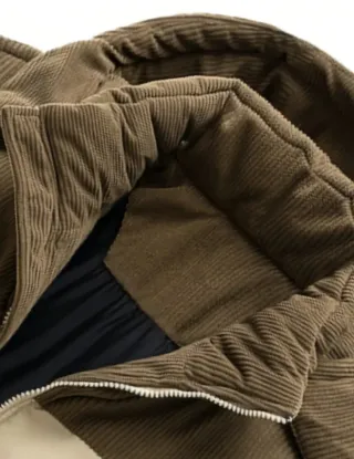 Chaqueta térmica aislada gruesa rellena fibra poli