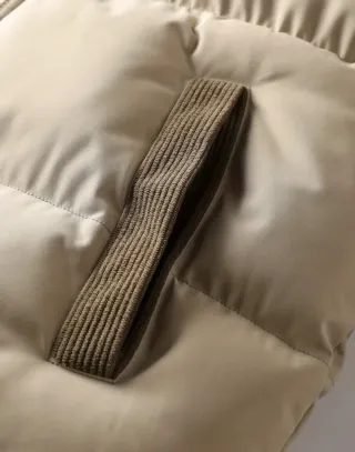 Chaqueta térmica aislada gruesa rellena fibra poli