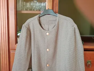 Chaqueta Unisex Texturizada Botones