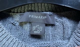 Jersey gris primark talla XS