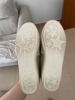 Zapatos North Star dorados/plateados