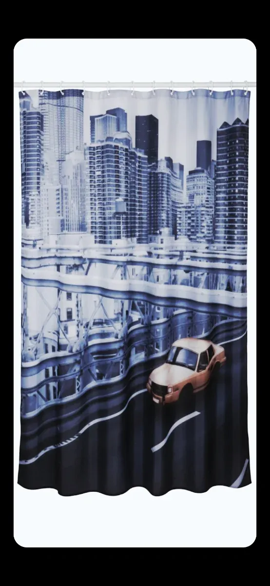 Cortina de Duche New York Skyline