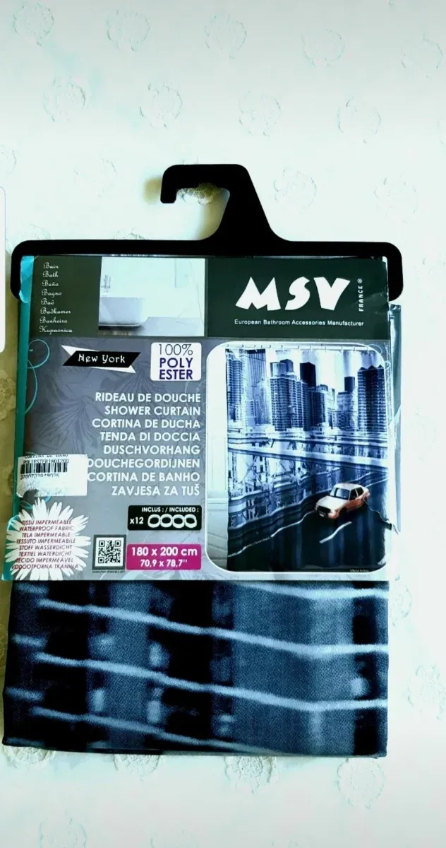 Cortina de Duche New York Skyline