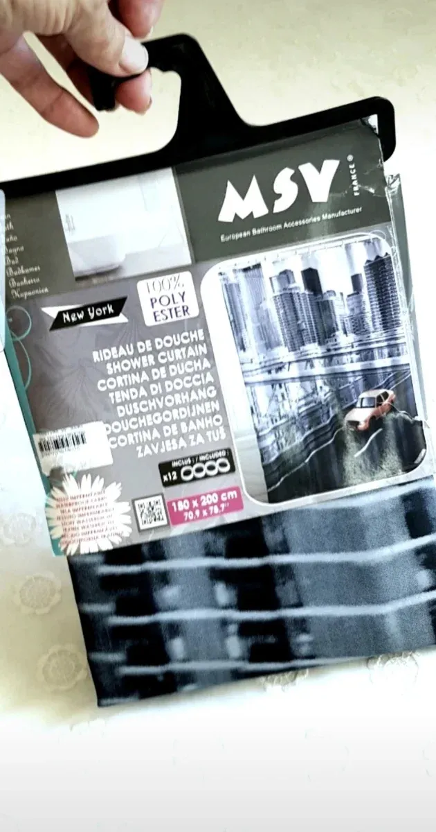 Cortina de Duche New York Skyline