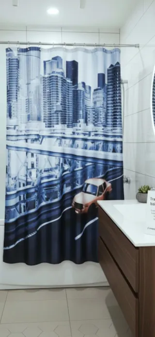 Cortina Ducha New York Skyline