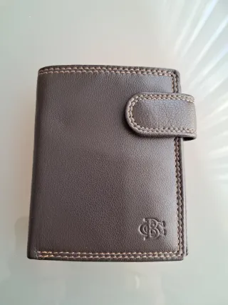 Cartera billetera de piel para hombre