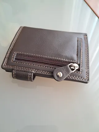 Cartera billetera de piel para hombre