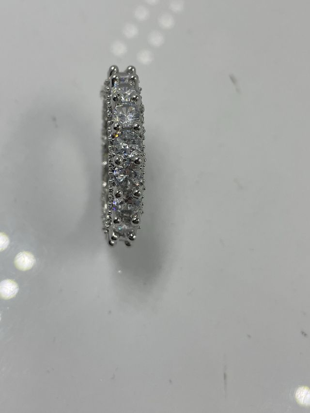 Anillo Plata Ley Circonitas Talla 19.4 mm