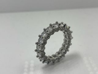 Anillo Plata Ley Circonitas Talla 19.4 mm