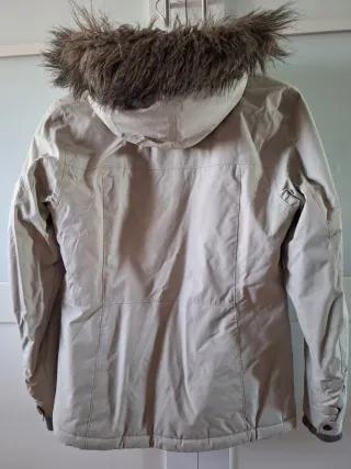 Abrigo Anorak Columbia Beige