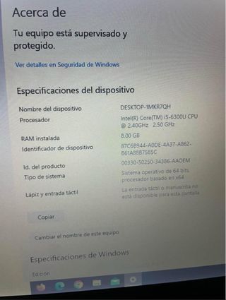 Portátil Toshiba Dynabook 13,3” Intel i5
