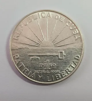 1 Peso 1953 Jose Marti Argento