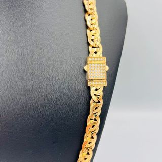 CADENA TIPO CARTIER TIGRE 8MM 18K