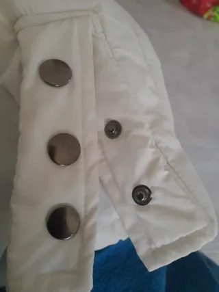 Piumino donna bianco con cappuccio