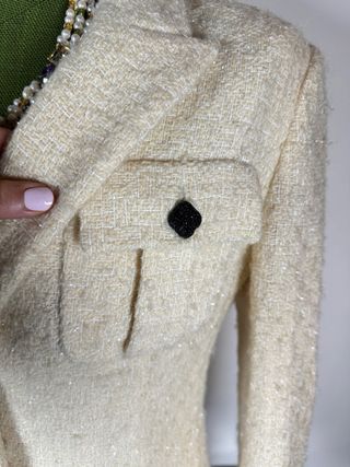 Valentino Giacca Vintage Beige Nera