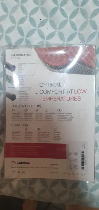 Mallas térmicas LURBODY Hombre Negro Talla L