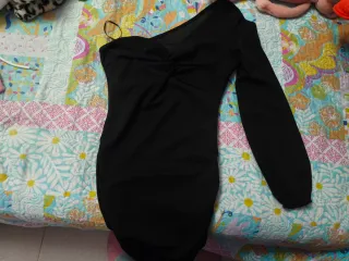 Vestido fiesta negro talla única