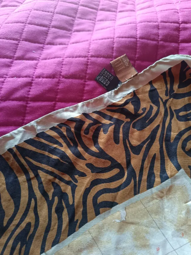 Foulard Alviero Martini Seta Mappa