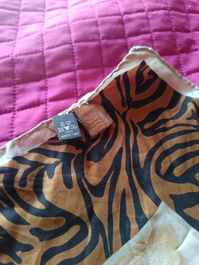 Foulard Alviero Martini Seta Mappa