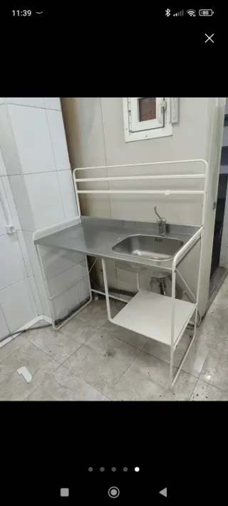 Mueble cocina c/ encimera anafe, campana y fregade