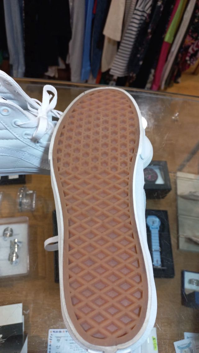 Vans Sk8-Hi Bianche Taglia 40.5